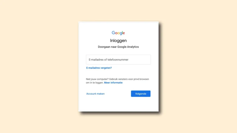 Google Analytics | Toegang verlenen tot een account