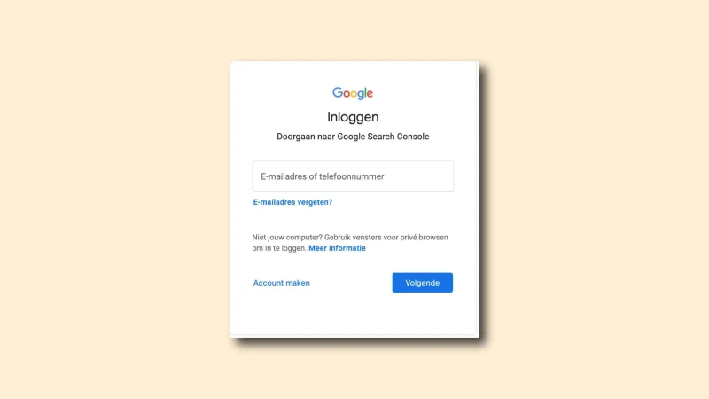 Google Search Console | Toegang verlenen tot een account